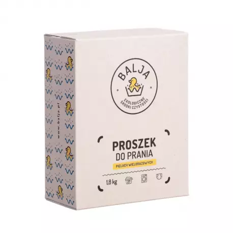 Proszek do Prania Pieluch Wielorazowych Ekologiczny Biodegradowalny 1,8 kg BALJA