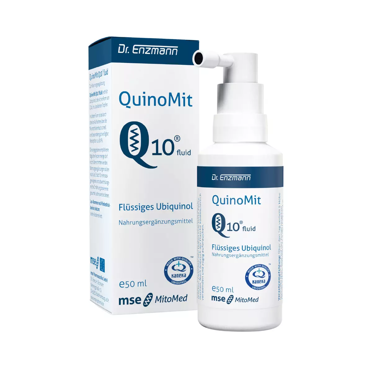 QuinoMit Q10 MSE Koenzym Q10 Ubichinol Fluid Dr Enzmann 50 ml Mito-Pharma QuinoMit Q10 MSE Koenzym Q10 Ubichinol Fluid Dr Enzmann 50 ml Mito-Pharma