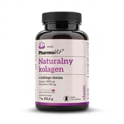 Naturalny Kolagen z Dzikiego Dorsza z Witaminą C w Proszku 101,6 g Pharmovit