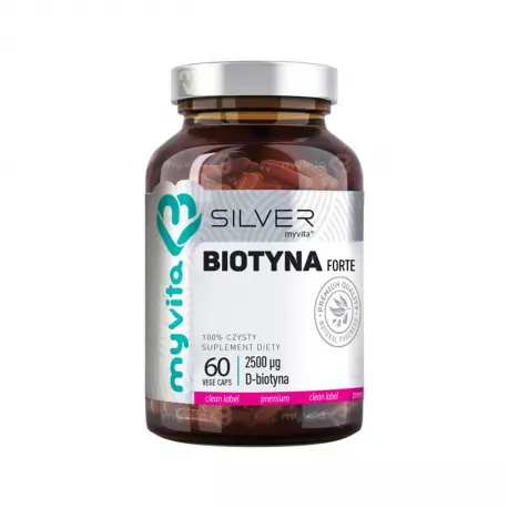 BIOTYNA FORTE 2500 mcg (60 kaps) Witamina B7 Silver Myvita