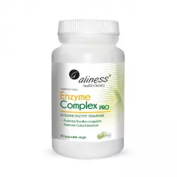 Enzymy Trawienne z Roślin Enzyme Complex PRO (90 kaps) Aliness