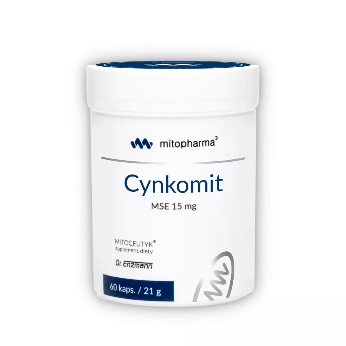 Cynkomit MSE 15 mg Chelat Cynku Kontrola Poziomu Cynku w Organizmie Dr Enzmann (60 kaps) Mito-Pharma Cynkomit MSE 15 mg Chelat Cynku Kontrola Poziomu Cynku w Organizmie Dr Enzmann (60 kaps) Mito-Pharma