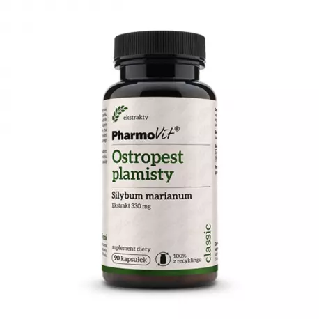 Ostropest Plamisty Ekstrakt 330 mg Wsparcie wątroby (90 kaps) Pharmovit