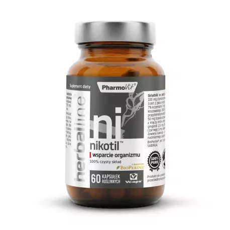 Nikotil Wsparcie Organizmu w Rezygnacji z Palenia Papierosów (60 kaps) Herballine Pharmovit