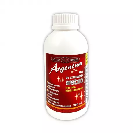 Argentum Płyn do Czyszczenia Srebra Złota i Miedzi 300 ml Duber
