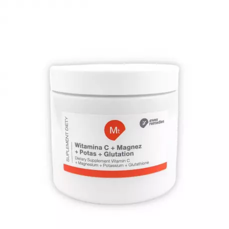 Witamina C + Magnez + Potas + Glutation 150 g (Mt Mitochondria) Invex Remedies