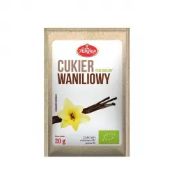 Cukier Waniliowy z Dodatkami Cukier trzcinowy Ekologiczny BIO 20 g Amylon