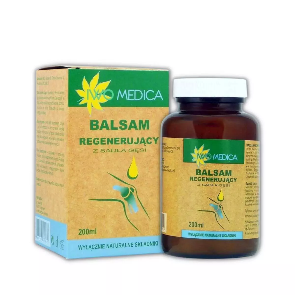 Balsam Regenerujący z Sadła Gęsi Wzmocnienie i Regeneracja Stawów 200 ml IWO MEDICA Balsam Regenerujący z Sadła Gęsi Wzmocnienie i Regeneracja Stawów 200 ml IWO MEDICA