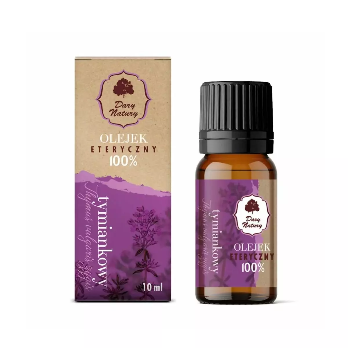 Olejek Eteryczny Tymiankowy 100% 10 ml Dary Natury Olejek Eteryczny Tymiankowy 100% 10 ml Dary Natury