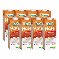 Zestaw 8x Napój Owsiany Naturalny BIO UHT Bez laktozy Bez Dodatków Cukru VEGE 8 x 1000 ml Natumi