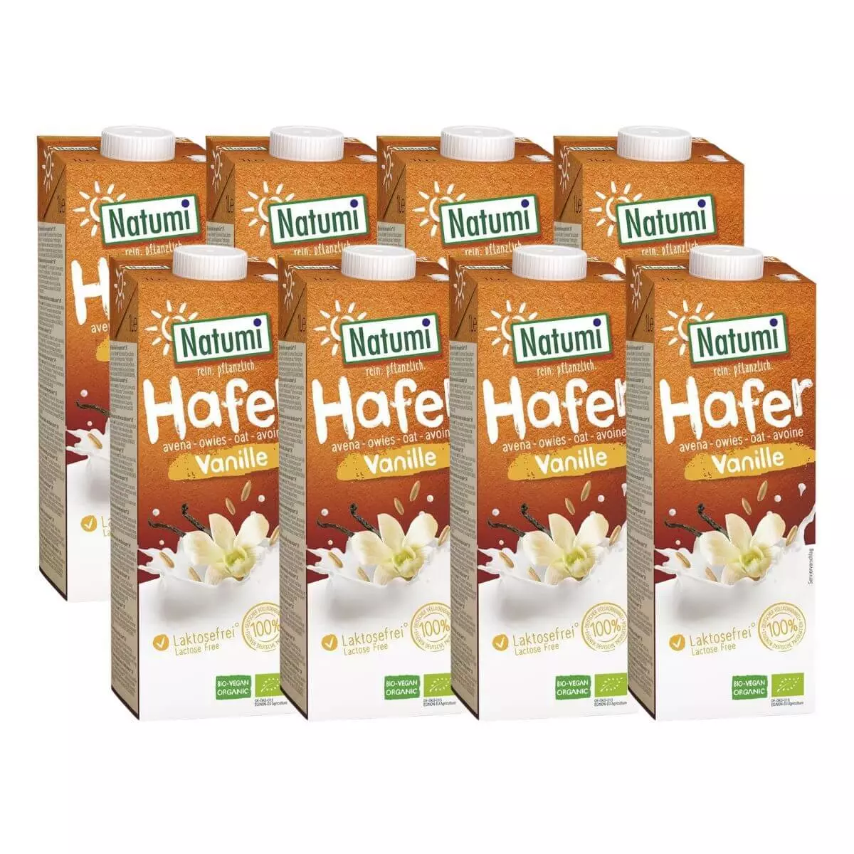 Zestaw 8x Napój Owsiany o Smaku Waniliowym Naturalny BIO UHT Bez laktozy Bez Dodatków Cukru VEGE 8 x 1000 ml Natumi Zestaw 8x Napój Owsiany o Smaku Waniliowym Naturalny BIO UHT Bez laktozy Bez Dodatków Cukru VEGE 8 x 1000 ml Natumi