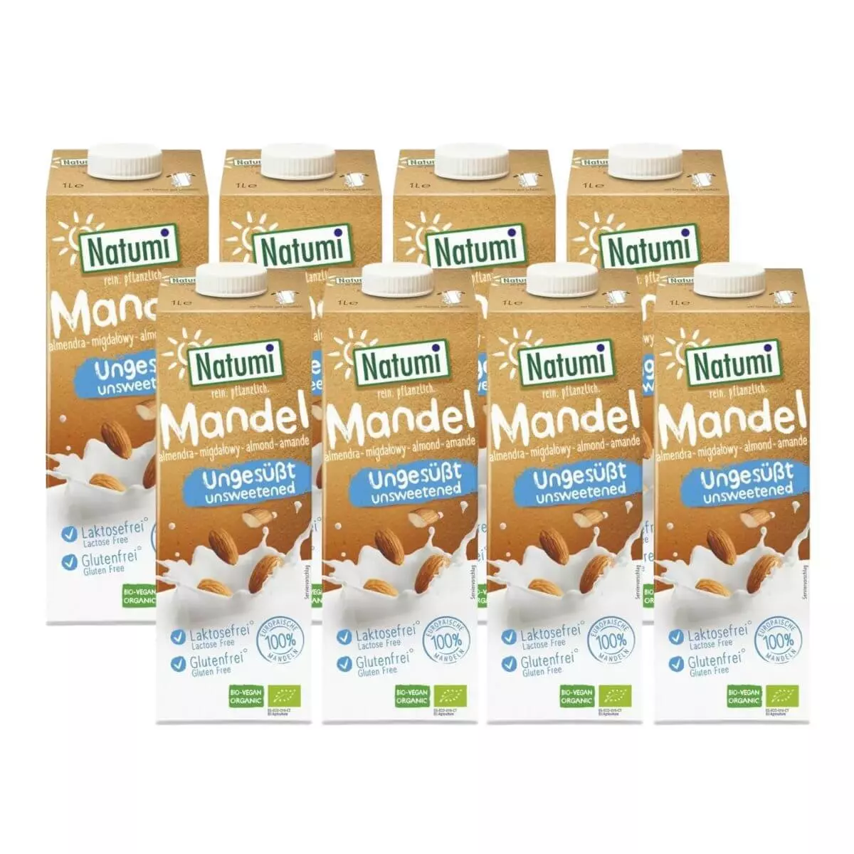 Zestaw 8x Napój Migdałowy Naturalny Bezglutenowy BIO UHT Bez laktozy Bez Dodatków Cukru VEGE 8 x 1000 ml Natumi Zestaw 8x Napój Migdałowy Naturalny Bezglutenowy BIO UHT Bez laktozy Bez Dodatków Cukru VEGE 8 x 1000 ml Natumi