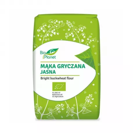Mąka Gryczana Jasna BIO Ekologiczna 1 kg Bio Planet