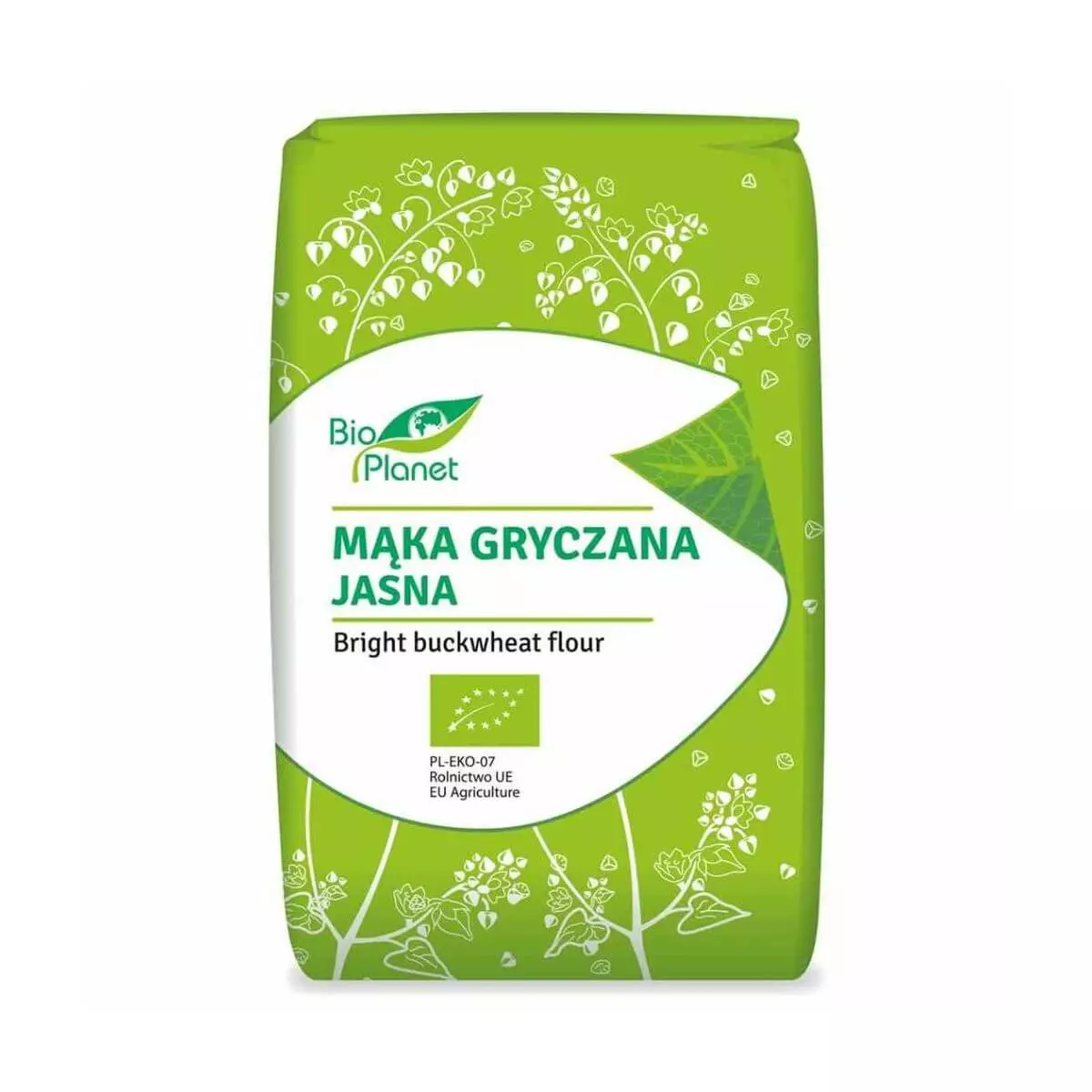 Mąka Gryczana Jasna BIO Ekologiczna 1 kg Bio Planet Mąka Gryczana Jasna BIO Ekologiczna 1 kg Bio Planet