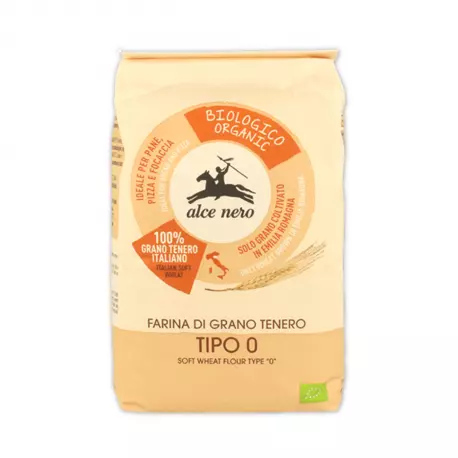 Mąka Pszenna Włoska do Pizzy TYP 0 Organiczna BIO 1 kg Alce Nero