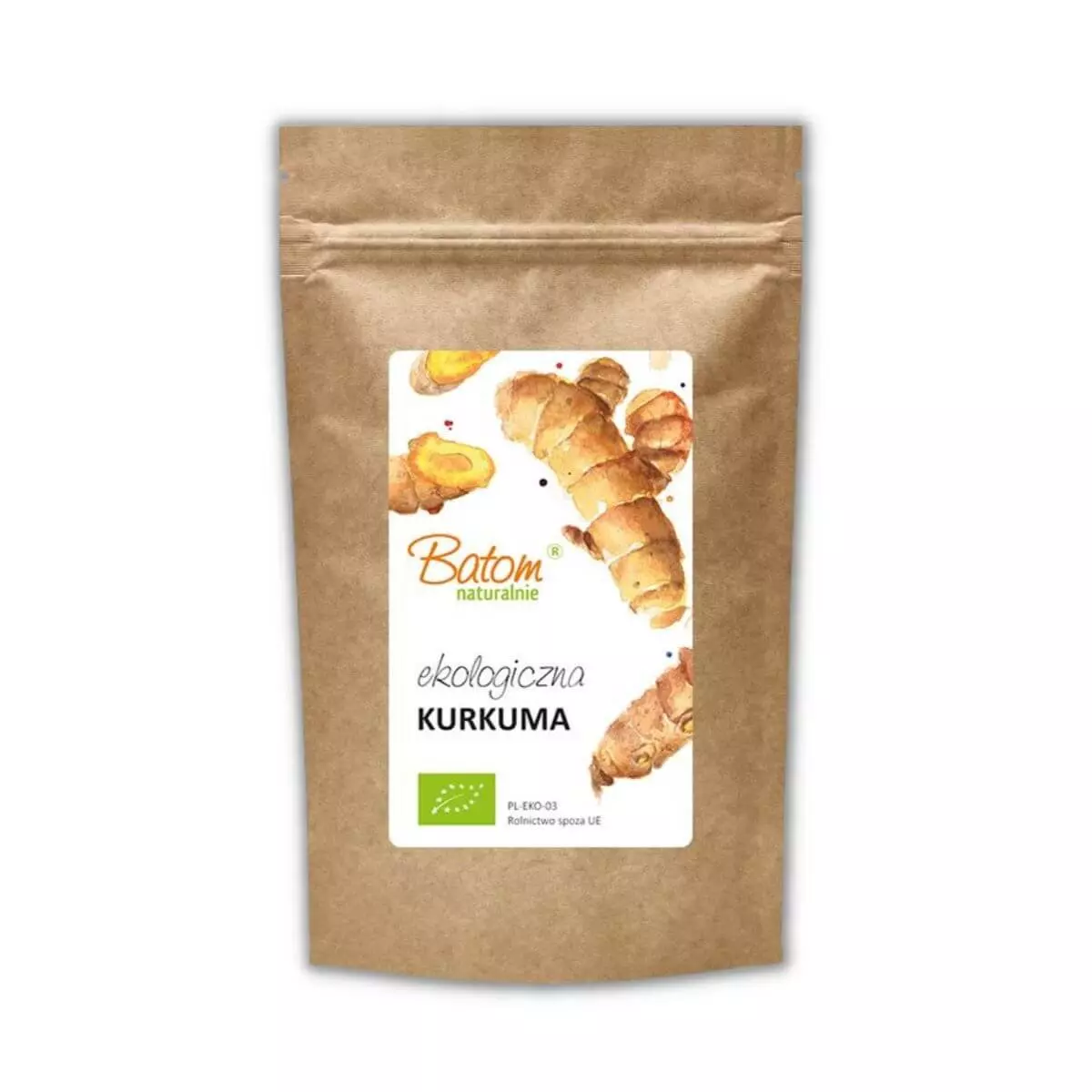 Kurkuma Ekologiczna BIO Mielona 300 g Batom Kurkuma Ekologiczna BIO Mielona 300 g Batom