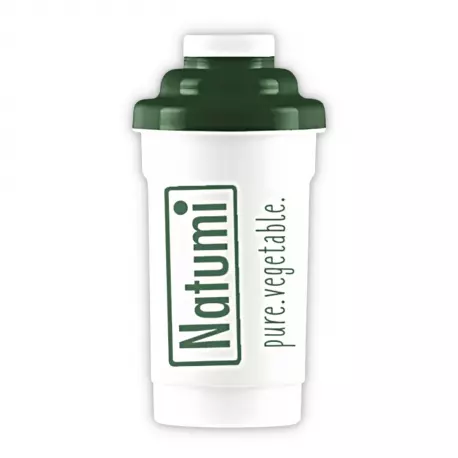 Shaker z Logo NATUMI z sitkiem do precyzyjnego mieszania 600 ml Natumi