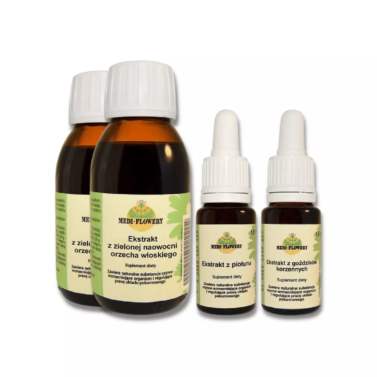 Ekstrakt z Goździków Korzennych 15 ml Medi-Flowery Ekstrakt z Goździków Korzennych 15 ml Medi-Flowery