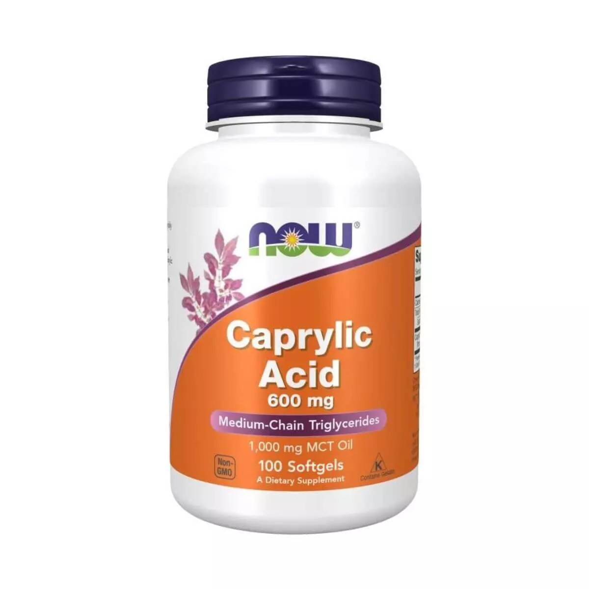 Kwas Kaprylowy 600 mg (100 kaps) Now Foods Kwas Kaprylowy 600 mg (100 kaps) Now Foods