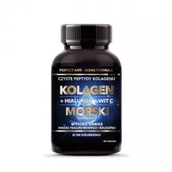 Kolagen Morski z Kwasem Hialuronowym i Witaminą C 500 mg (90 tab) INTENSON