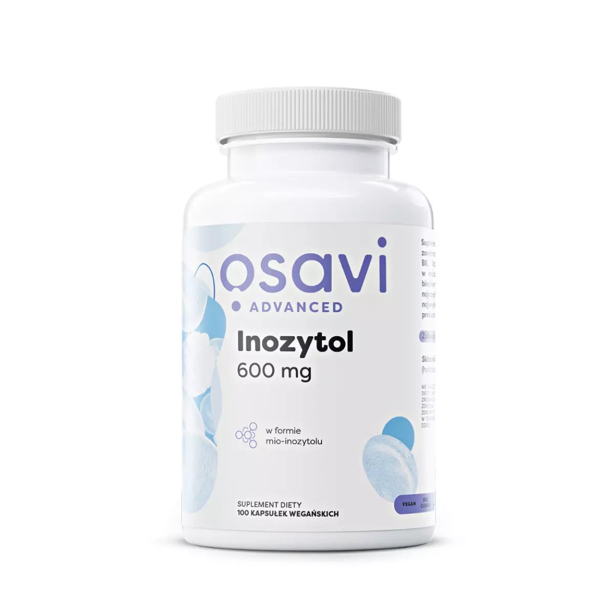 Inozytol 600 mg w formie Mio-Inozytolu (100 kaps) Osavi Inozytol 600 mg w formie Mio-Inozytolu (100 kaps) Osavi