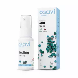 Jod 150 mcg Wegański Spray Doustny Naturalny Aromat Wiśniowy 26 ml Osavi