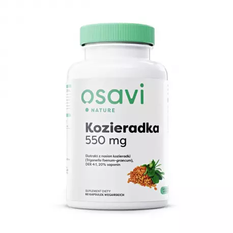 Kozieradka 550 mg Ekstrakt z Nasion Kozieradki DER 4:1 (60 kaps) Osavi