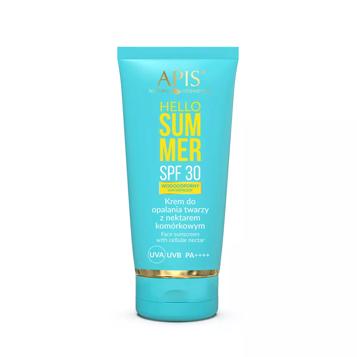 HELLO SUMMER Krem Przeciwsłoneczny do Opalania Twarzy z Nektarem Komórkowym SPF 30 Wodoodporny 50 ml Apis HELLO SUMMER Krem Przeciwsłoneczny do Opalania Twarzy z Nektarem Komórkowym SPF 30 Wodoodporny 50 ml Apis