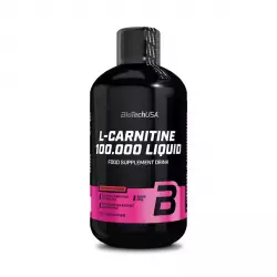 L-CARNITINE 100.000 LIQUID Wysoka Dawka L-Karnityny z Ekstraktem z Zielonej Herbaty i Witaminami w Płynie 500 ml BioTechUSA