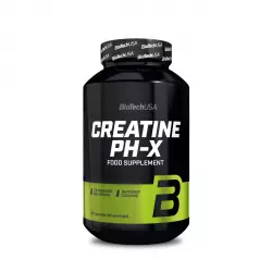 Kapsułki z Buforowaną Kreatyną Monohydrat Kreatyny CREATINE PH-X Sprawność Fizyczna (210 kaps) BioTechUSA