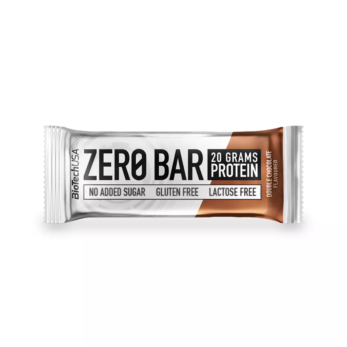 ZERO BAR Baton Proteinowy o Wysokiej Zawartości Białka o Smaku Podwójnej Czekolady Bez Laktozy Bez Glutenu 50 g BioTechUSA ZERO BAR Baton Proteinowy o Wysokiej Zawartości Białka o Smaku Podwójnej Czekolady Bez Laktozy Bez Glutenu 50 g BioTechUSA