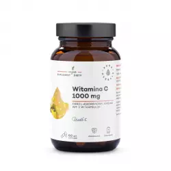 Witamina C 1000 mg Quali®-C Odporność i Zmęczenie (60 kaps) VEGE Aura Herbals