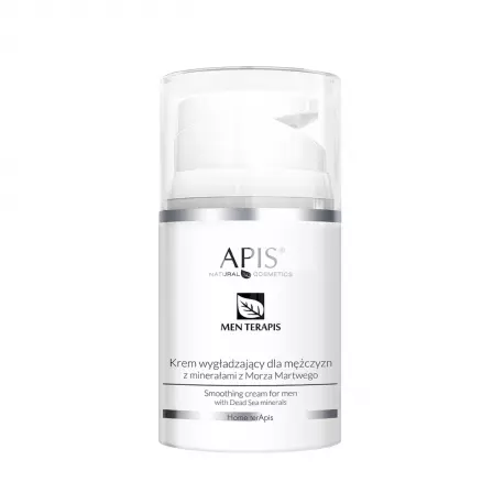 MEN TERAPIS Krem Wygładzający do Twarzy dla Mężczyzn z Minerałami z Morza Martwego 50 ml Apis