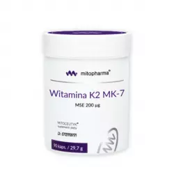Witamina K2 MK-7 MSE 200 mcg Wsparcie kości i stawów Wysoko Przyswajalna Forma Dr Enzmann (90 kaps) Mito-Pharma