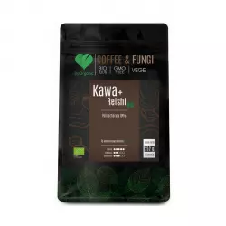 COFFEE & FUNGI Kawa Arabica Mielona + Reishi Ekstrakty z grzybów BIO VEGE 252 g BeOrganic