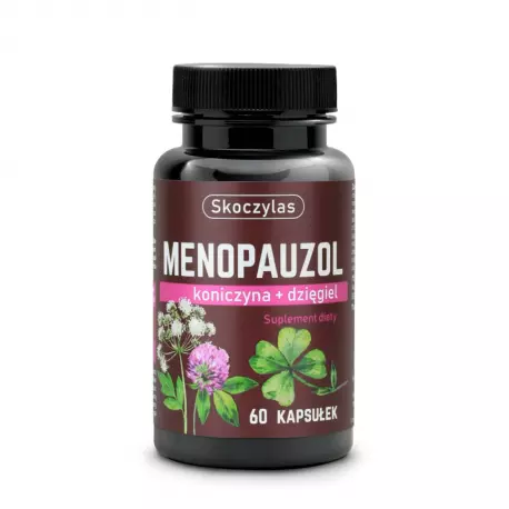 Menopauzol Koniczyna Czerwona i Dzięgiel Chiński (60 kaps) Skoczylas