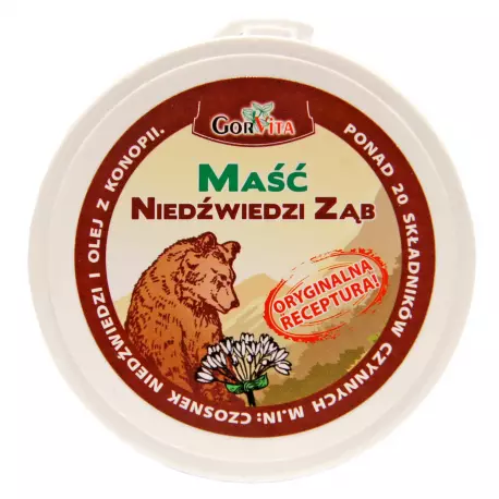 Maść Niedźwiedzi Ząb 200ml GORVITA