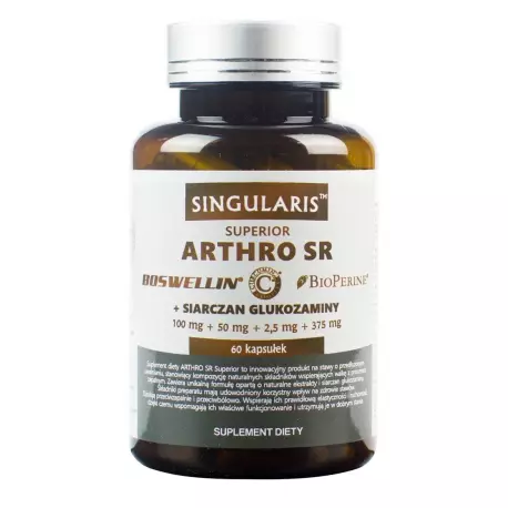 ARTHRO SR (60kaps) Boswellin Curcumin BioPerine SINGULARIS