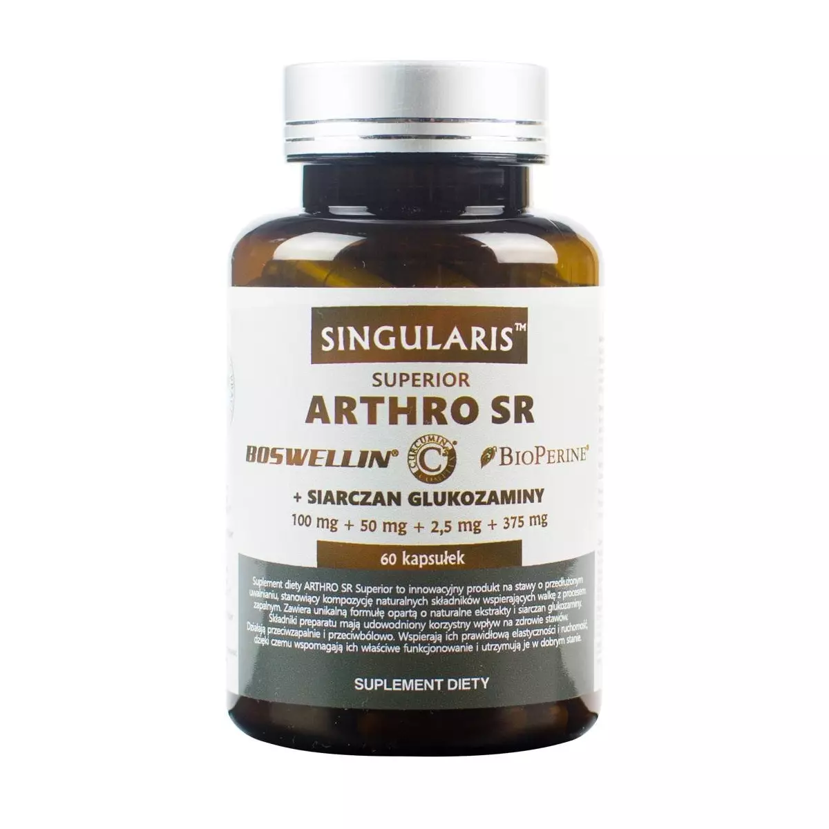 ARTHRO SR (60kaps) Boswellin Curcumin BioPerine SINGULARIS ARTHRO SR (60kaps) Boswellin Curcumin BioPerine SINGULARIS