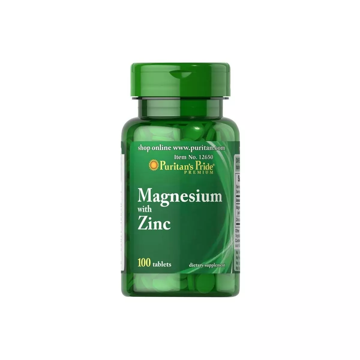 Magnez 266mg z Cynkiem 10mg (100tab) PURITAN'S PRIDE Magnez 266mg z Cynkiem 10mg (100tab) PURITAN'S PRIDE