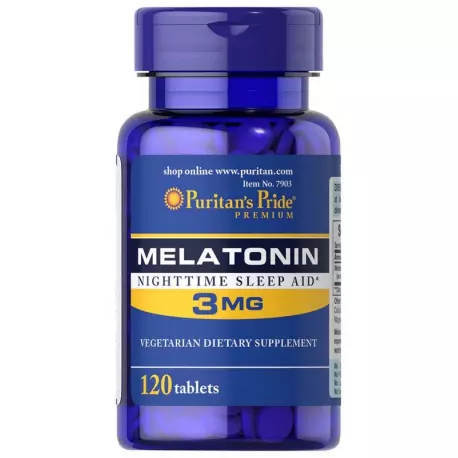 Melatonina 3 mg (120 tab) Puritan\'s Pride