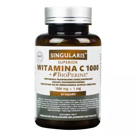 Witamina C1000 + Piperyna (60kaps) SINGULARIS