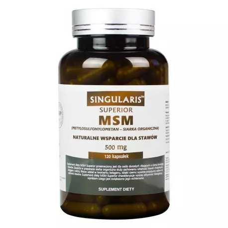 MSM Superior 500mg (120 kaps) Singularis