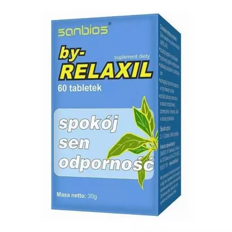 By-Relaxil 500mg Spokój Sen Odporność (60tab) SANBIOS