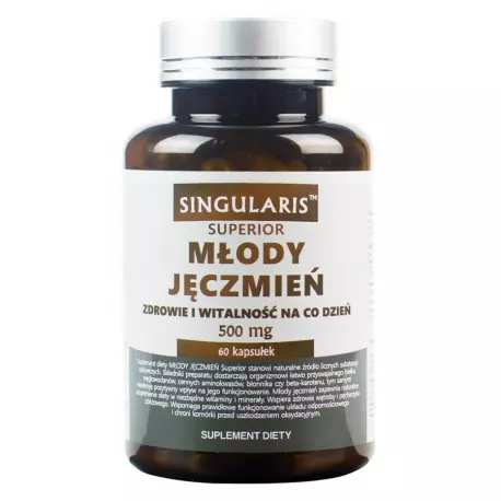 Młody Jęczmień Superior 500 mg (60kaps) SINGULARIS