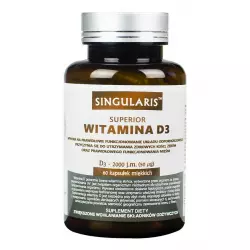 Witamina D3 Superior 2000IU (60kaps) SINGULARIS