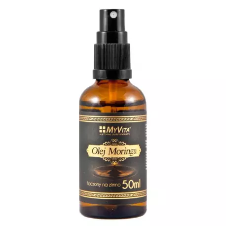 Olej Moringa 100% Tłoczony na Zimno 50 ml Myvita