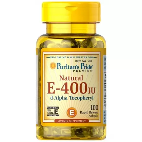 Witamina E-400 IU Naturalna (100kaps) PURITAN'S PRIDE
