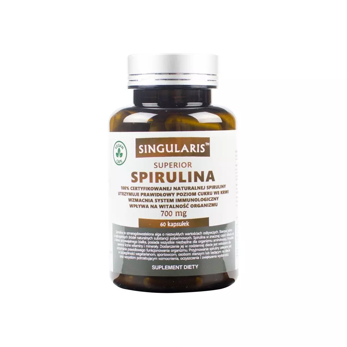 Spirulina Superior 700mg (60kaps) SINGULARIS Spirulina Superior 700mg (60kaps) SINGULARIS