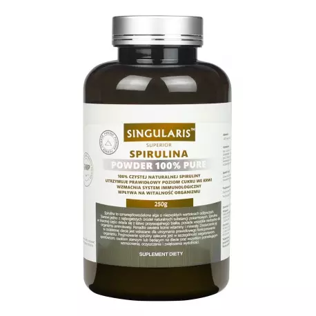 Spirulina Superior 100% Czysty Proszek 250g SINGULARIS